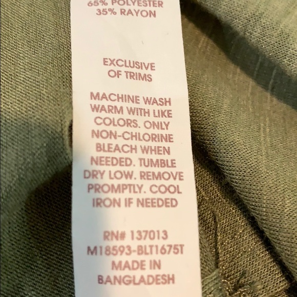 BALANCE COLLECTION Yoga Long Sleeve, Tie Back Top - Picture 7 of 7